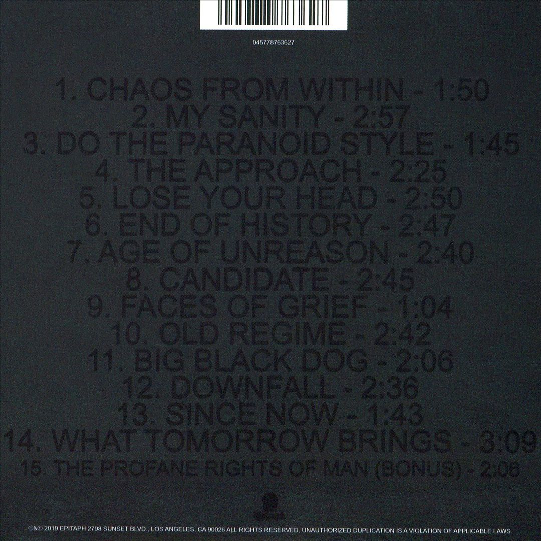 Age of Unreason cover art