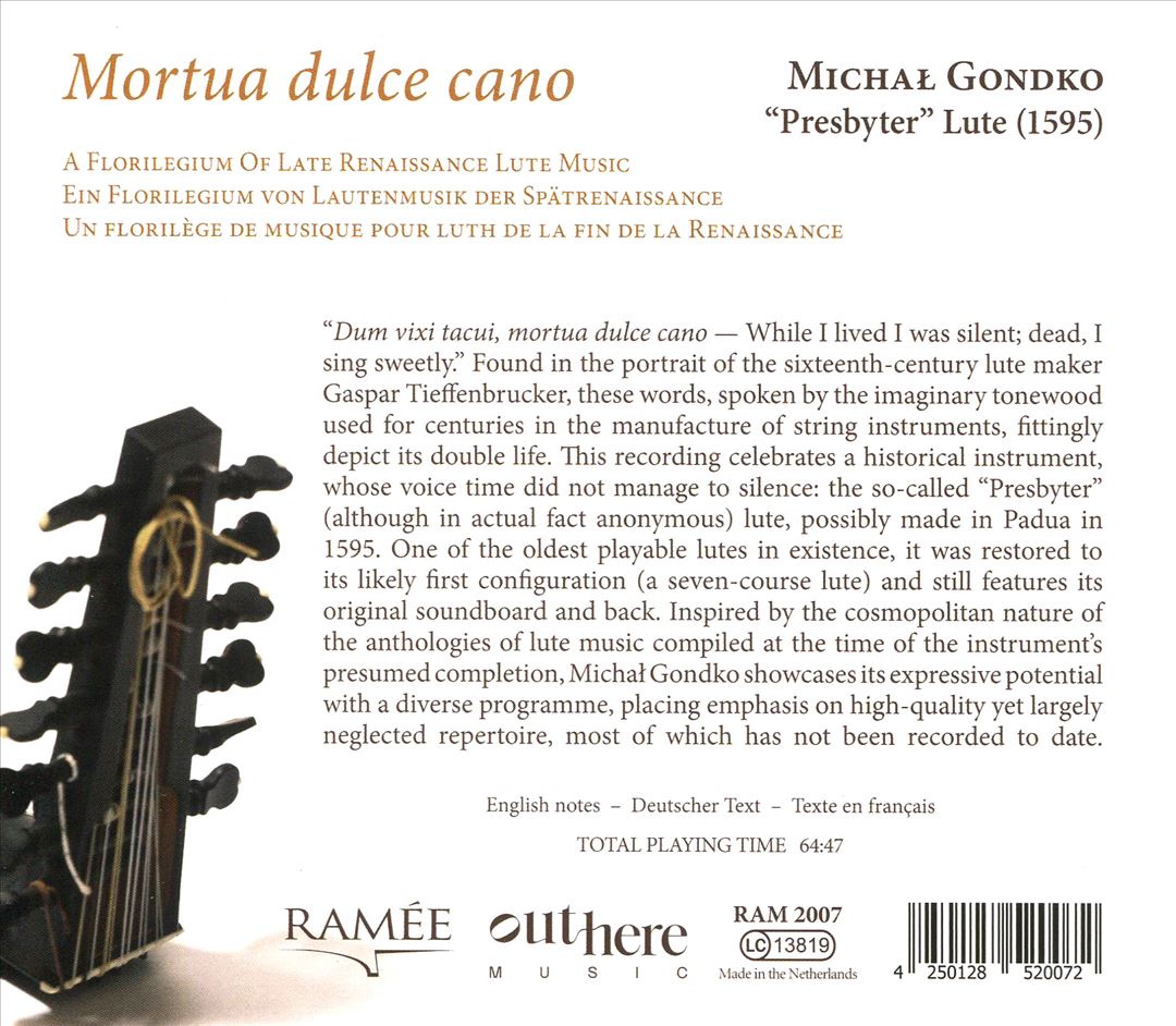 Mortua dulce cano cover art