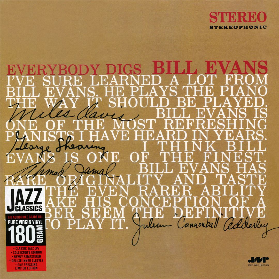 Everybody Digs Bill Evans cover art