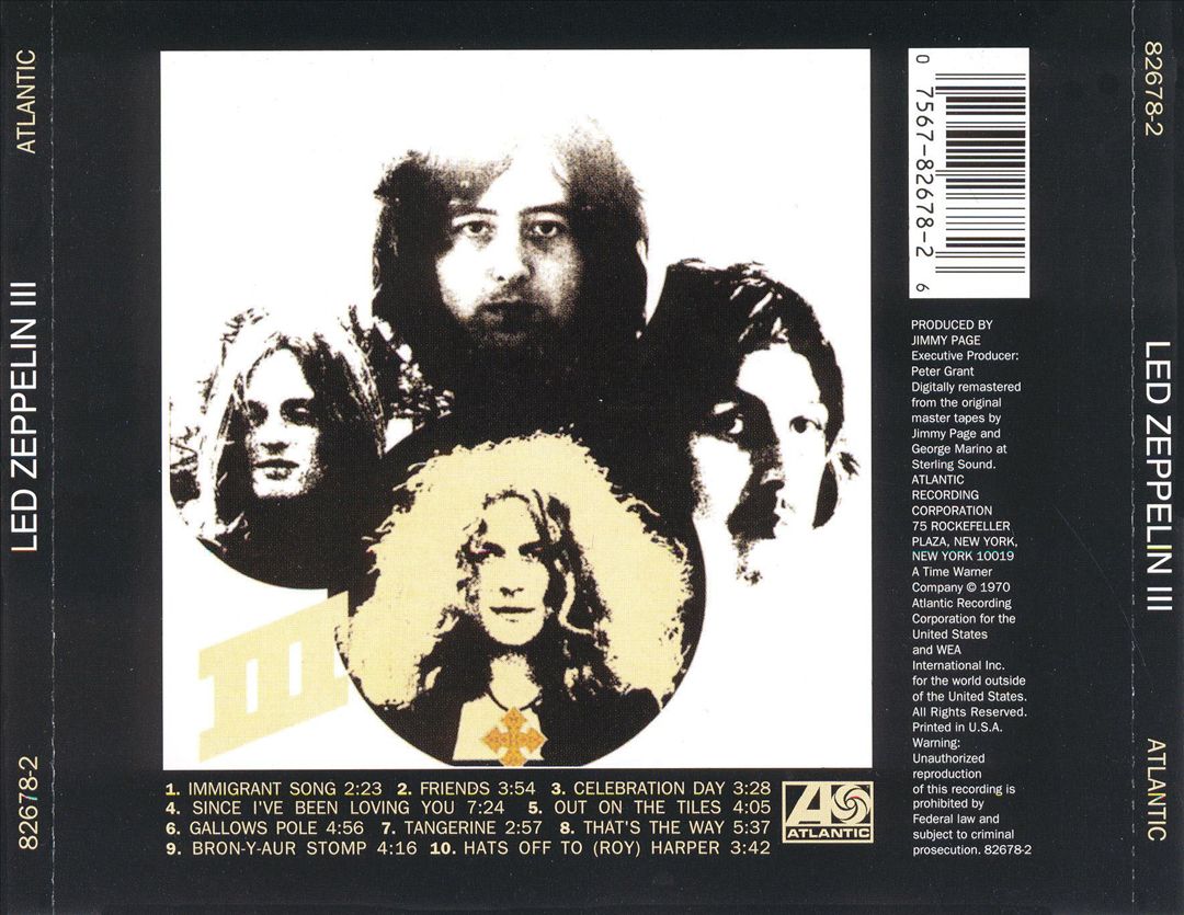 Led Zeppelin III cover art