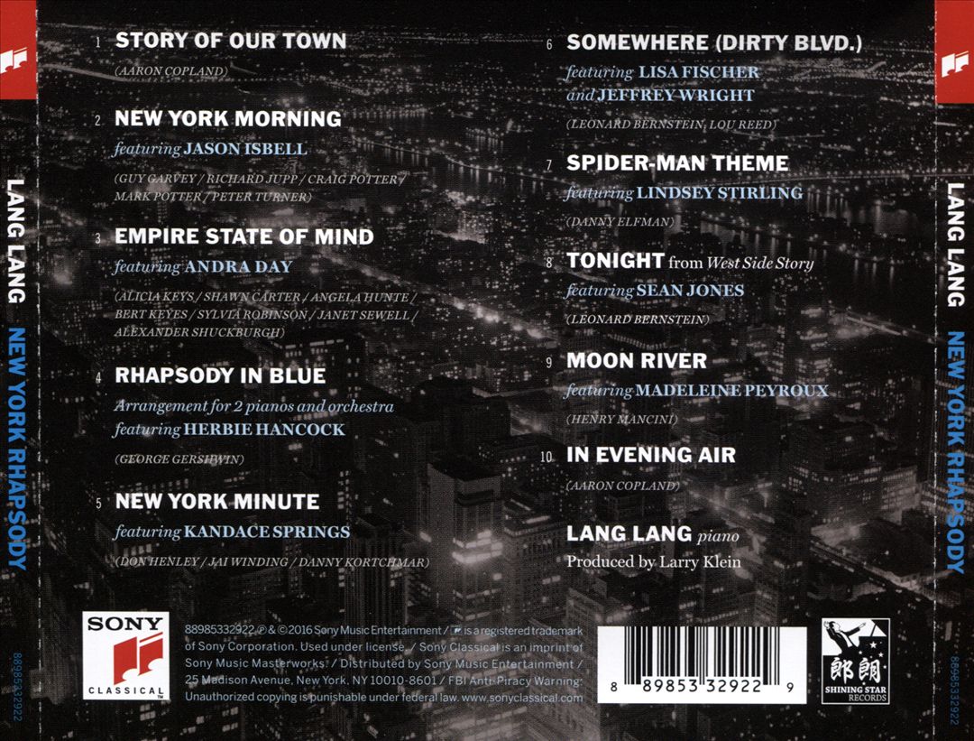 New York Rhapsody cover art