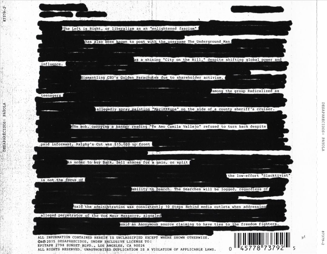 Payola cover art
