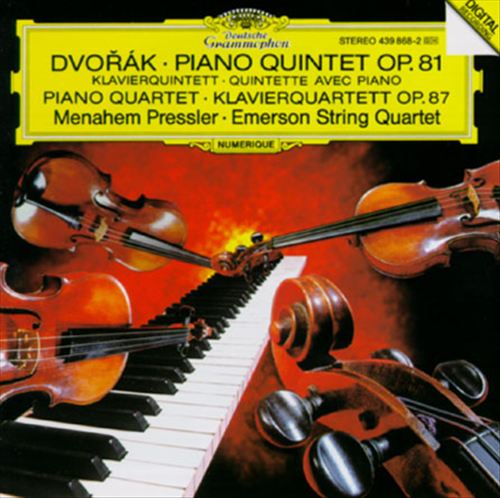 Dvorák: Piano Quintet, Op. 81; Piano Quartet, Op. 87 cover art