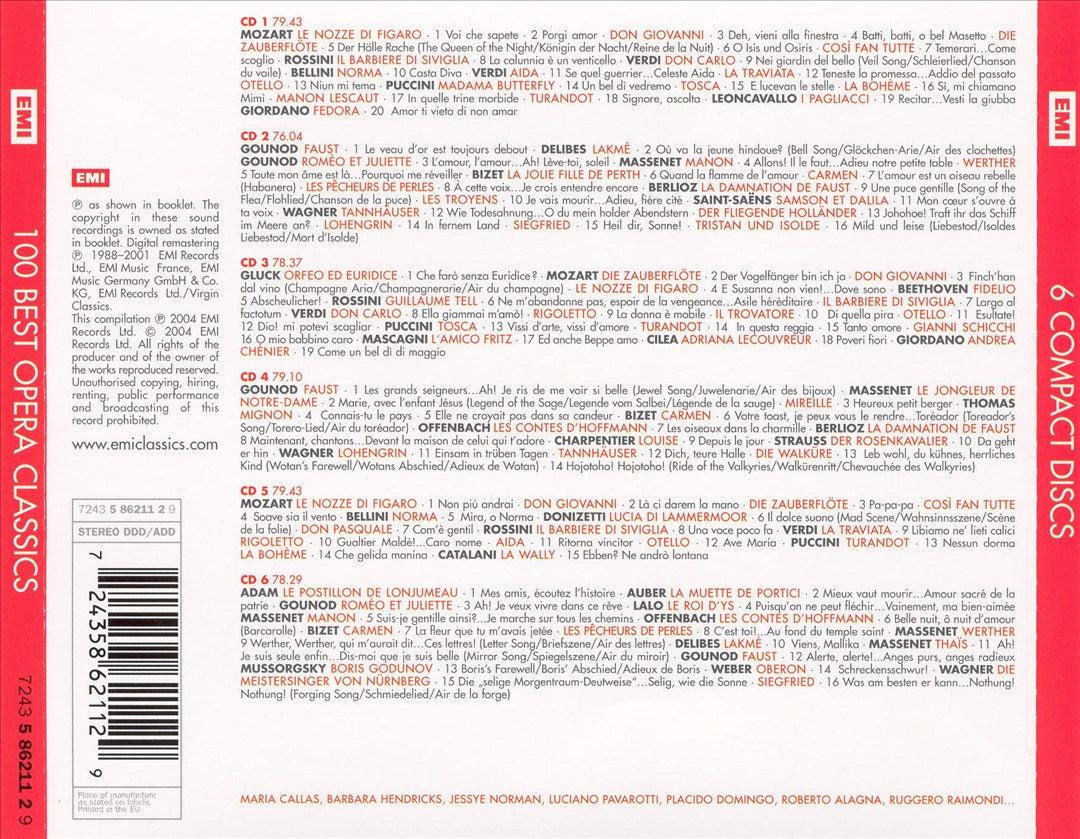 100 Best Opera Classics cover art