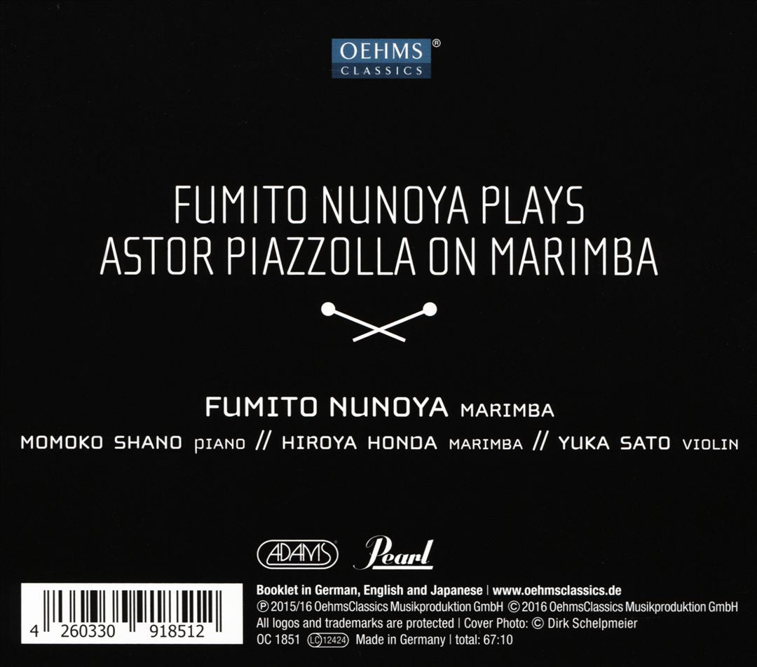 Piazzolla on Marimba cover art