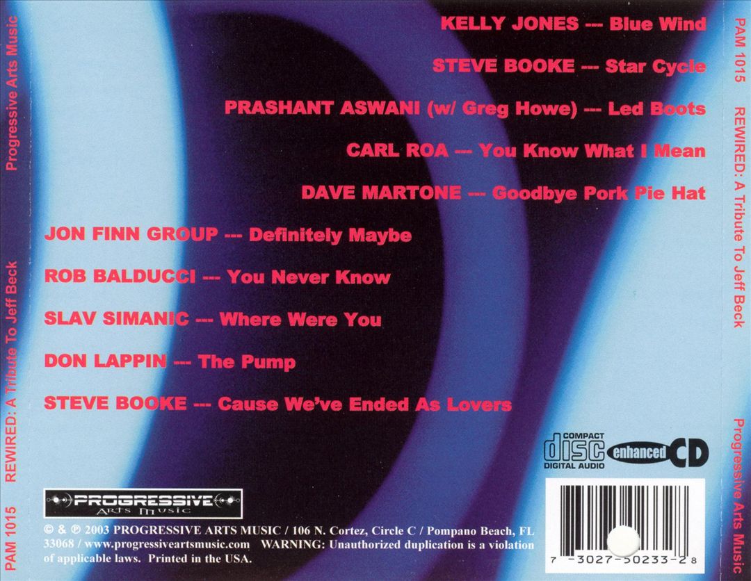 Rewired: A Tribute to Jeff Beck cover art