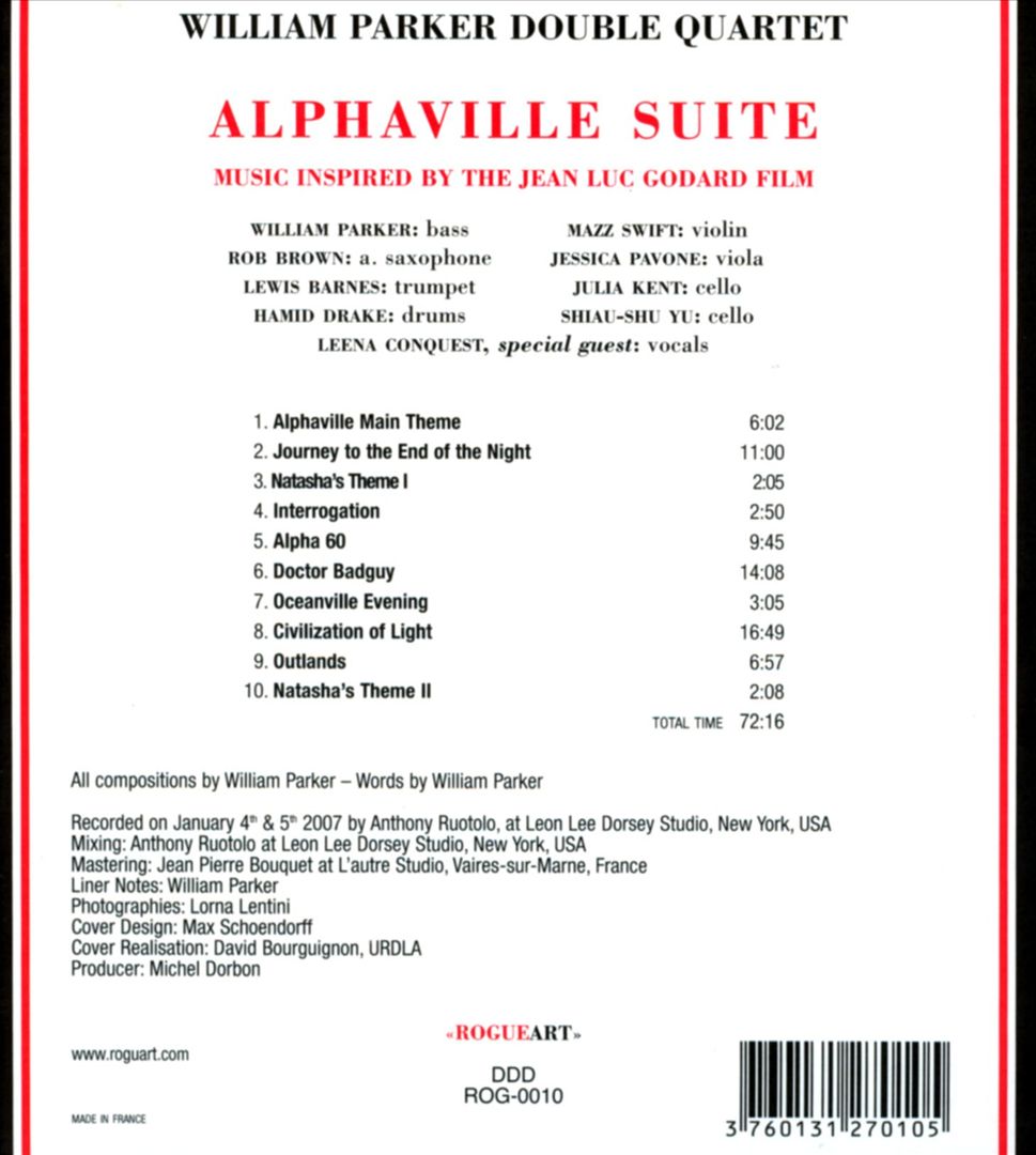 Alphaville Suite: Music Inspired by the Jean Luc Godard Film cover art