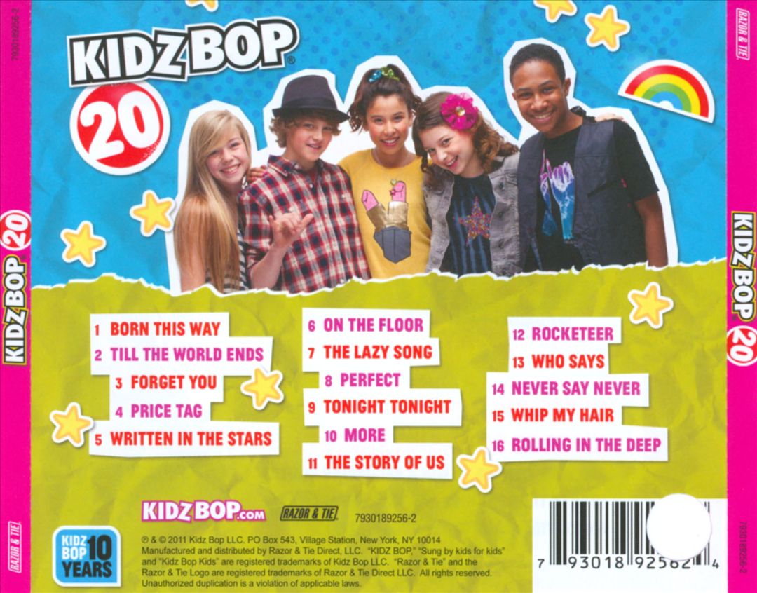 Kidz Bop 20 cover art
