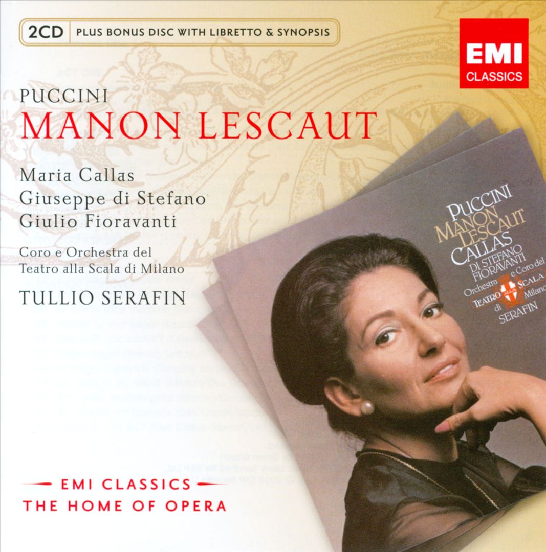 Puccini: Manon Lescaut cover art