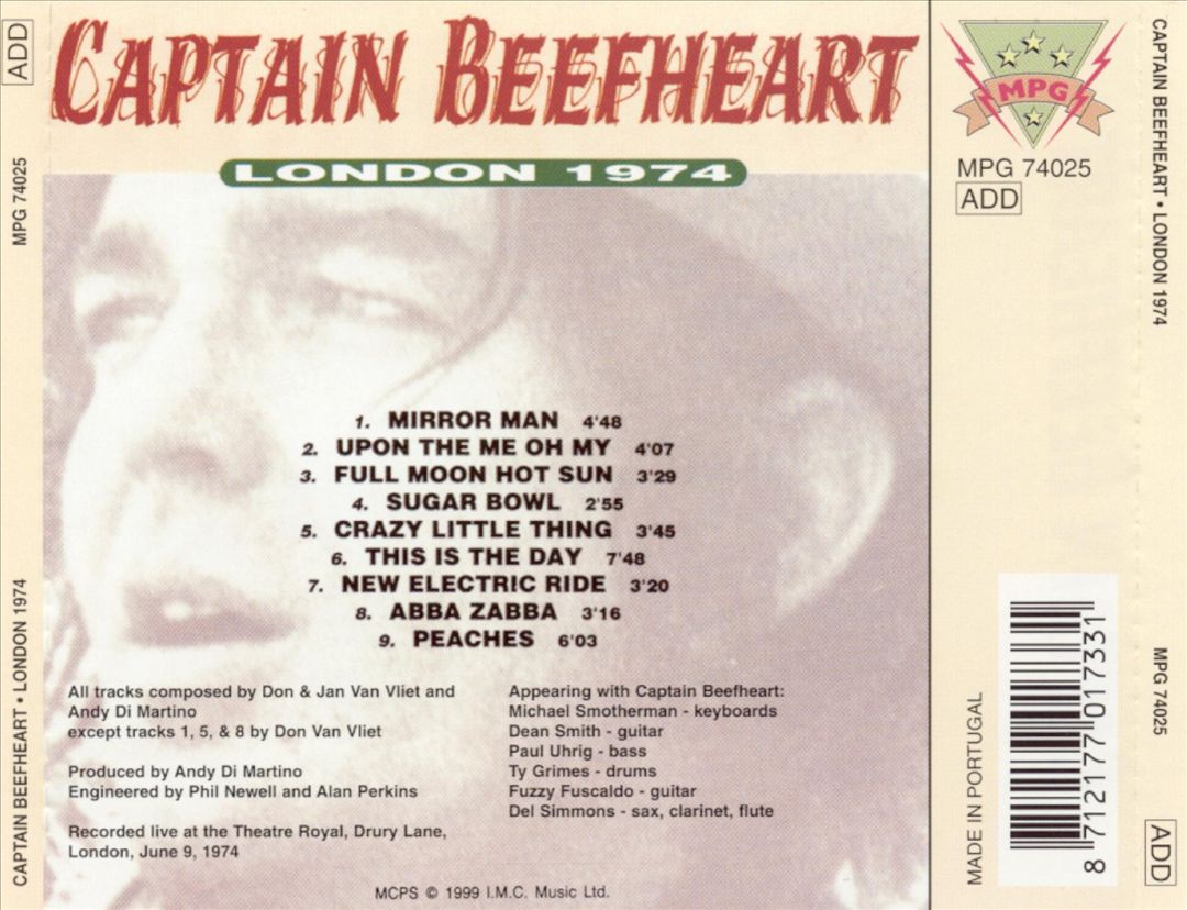 London 1974 cover art