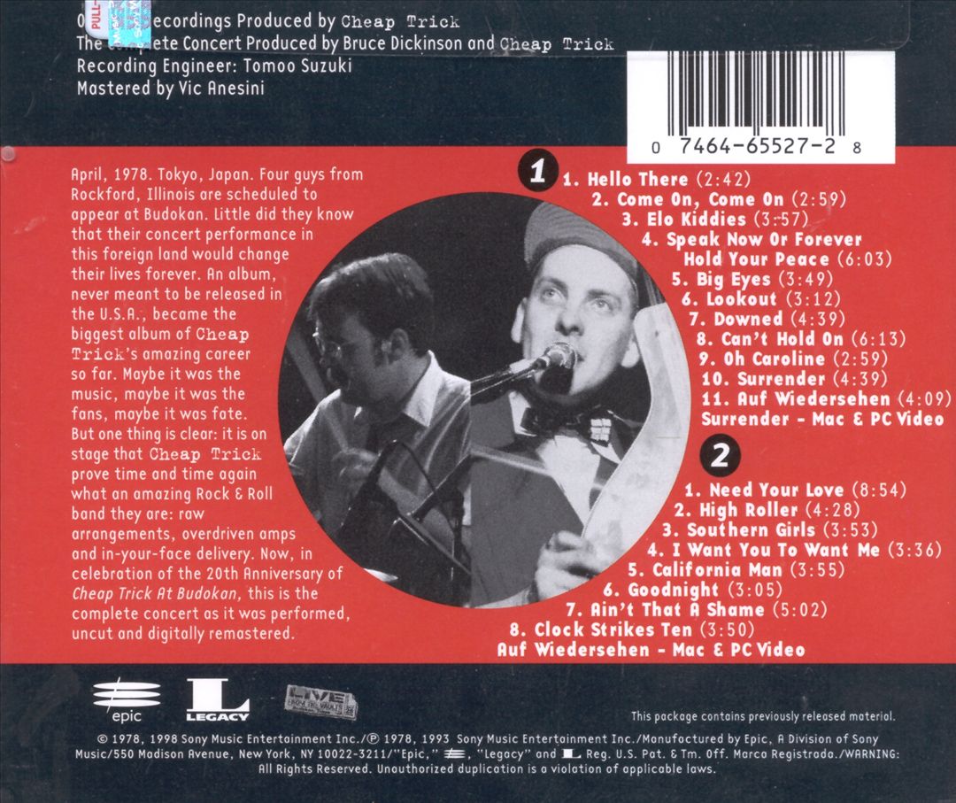 At Budokan cover art