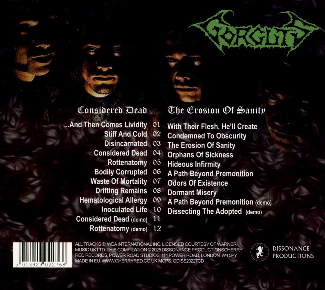 Considered Dead/The Erosion of Sanity cover art