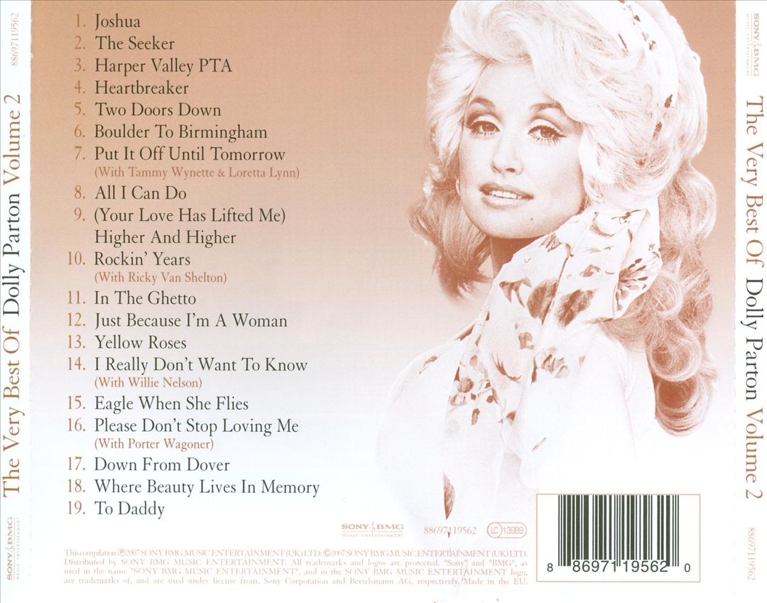 Very Best of Dolly Parton, Vol. 2 cover art