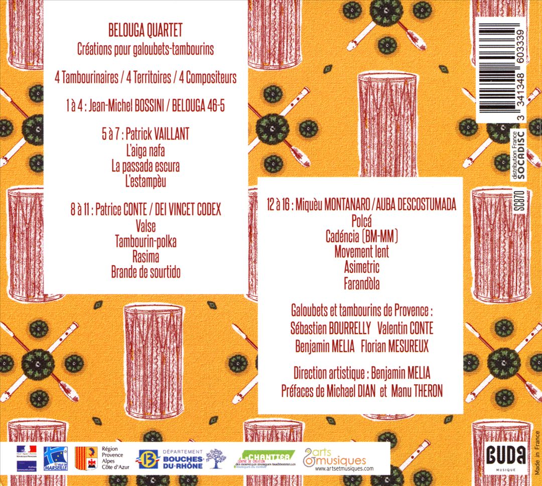 Quatuor de Galoubets-Tambourins cover art