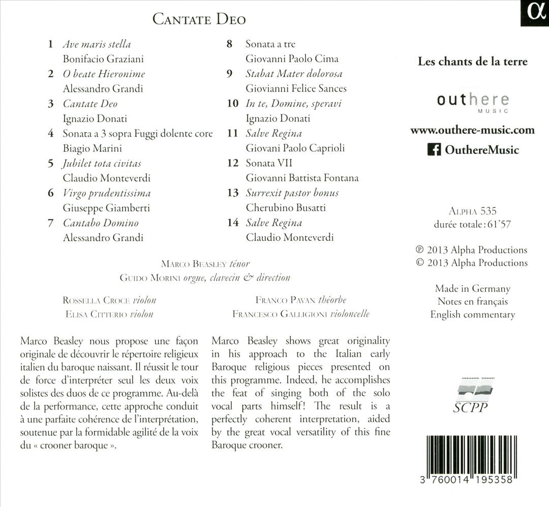 Cantate Deo (A due tenori) cover art