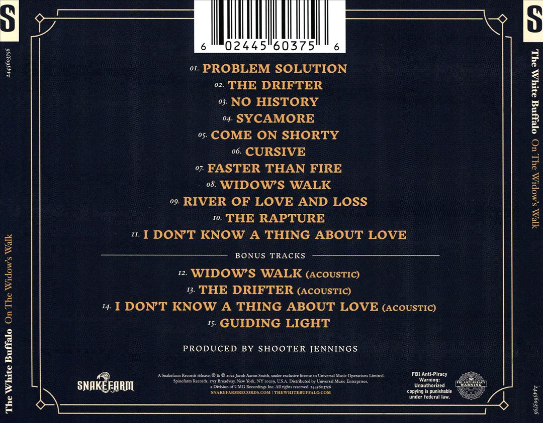 On the Widow's Walk cover art