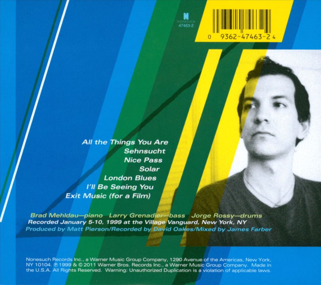 Art of the Trio, Vol. 4: Back at the Vanguard cover art