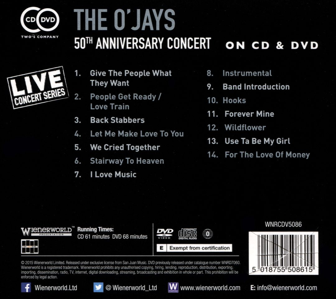 50th Anniversary Concert cover art
