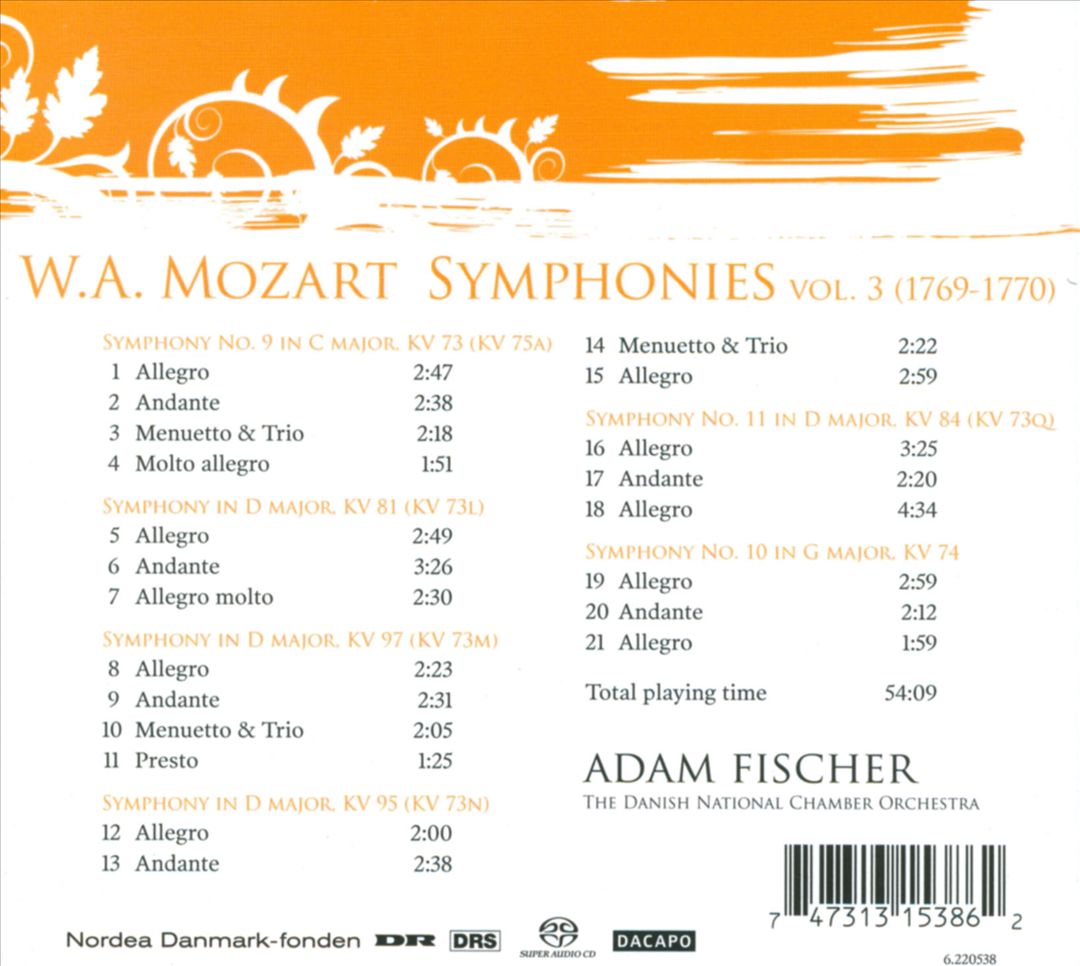 Mozart: Symphonies, Vol. 3 cover art