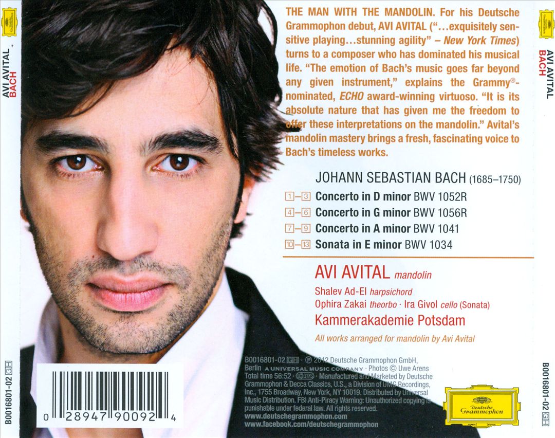 Bach cover art