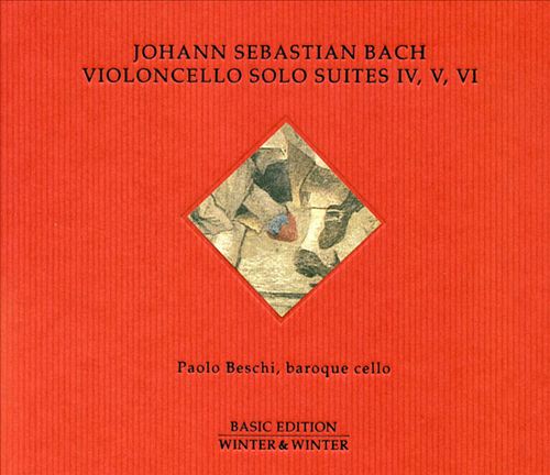 Bach: Cello Suites 4-6 cover art