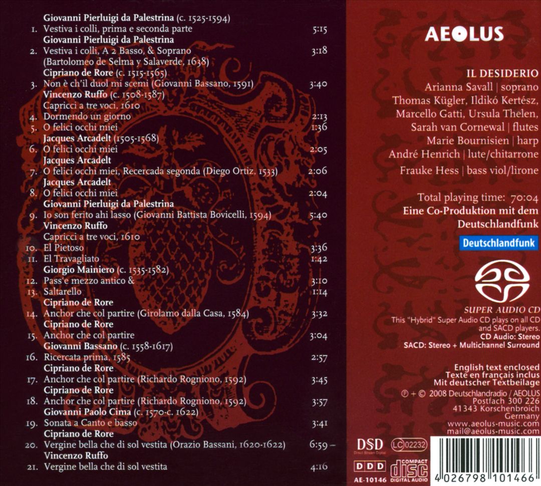 Vergine Bella: Madrigalo da Sonar cover art