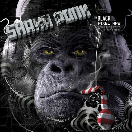 Black Pixel Ape (Drinking Cigarettes to Take a Break) cover art