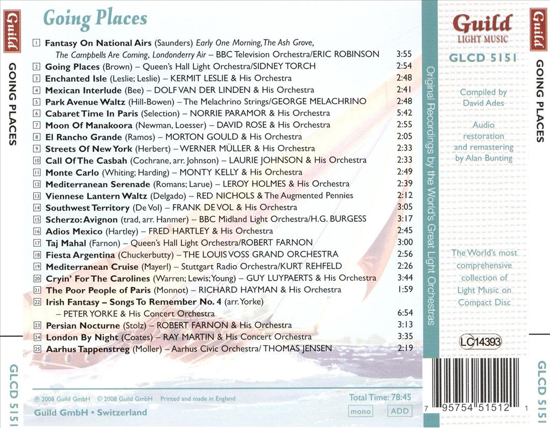 Golden Age of Light Music: Going Places cover art