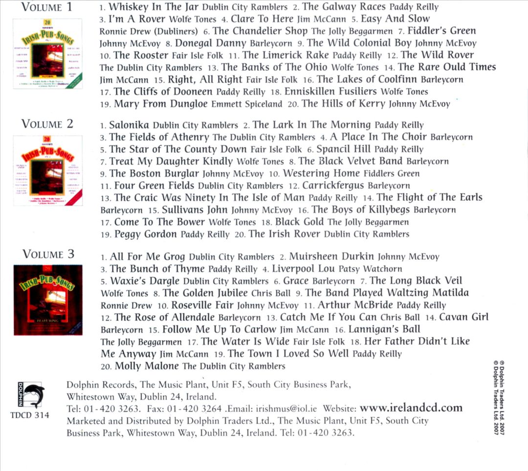 60 Favourite Irish Pub Songs cover art