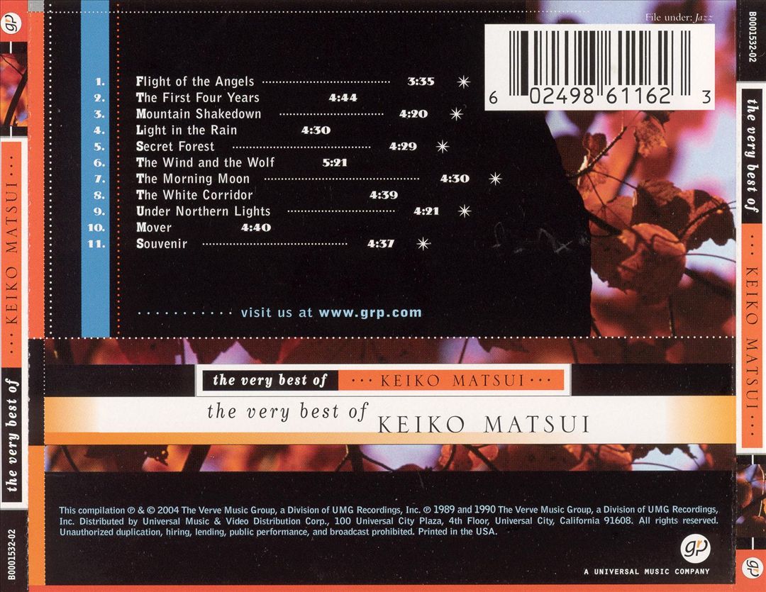 Very Best of Keiko Matsui cover art