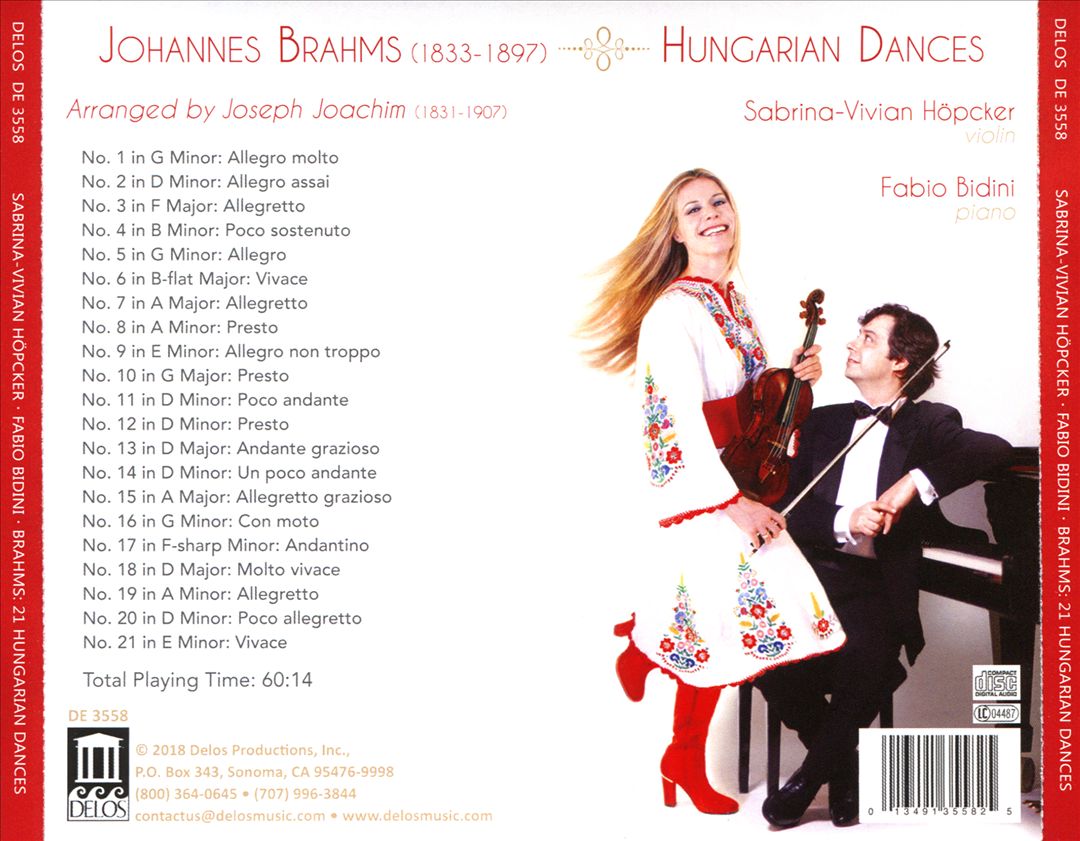 Brahms: Hungarian Dances cover art