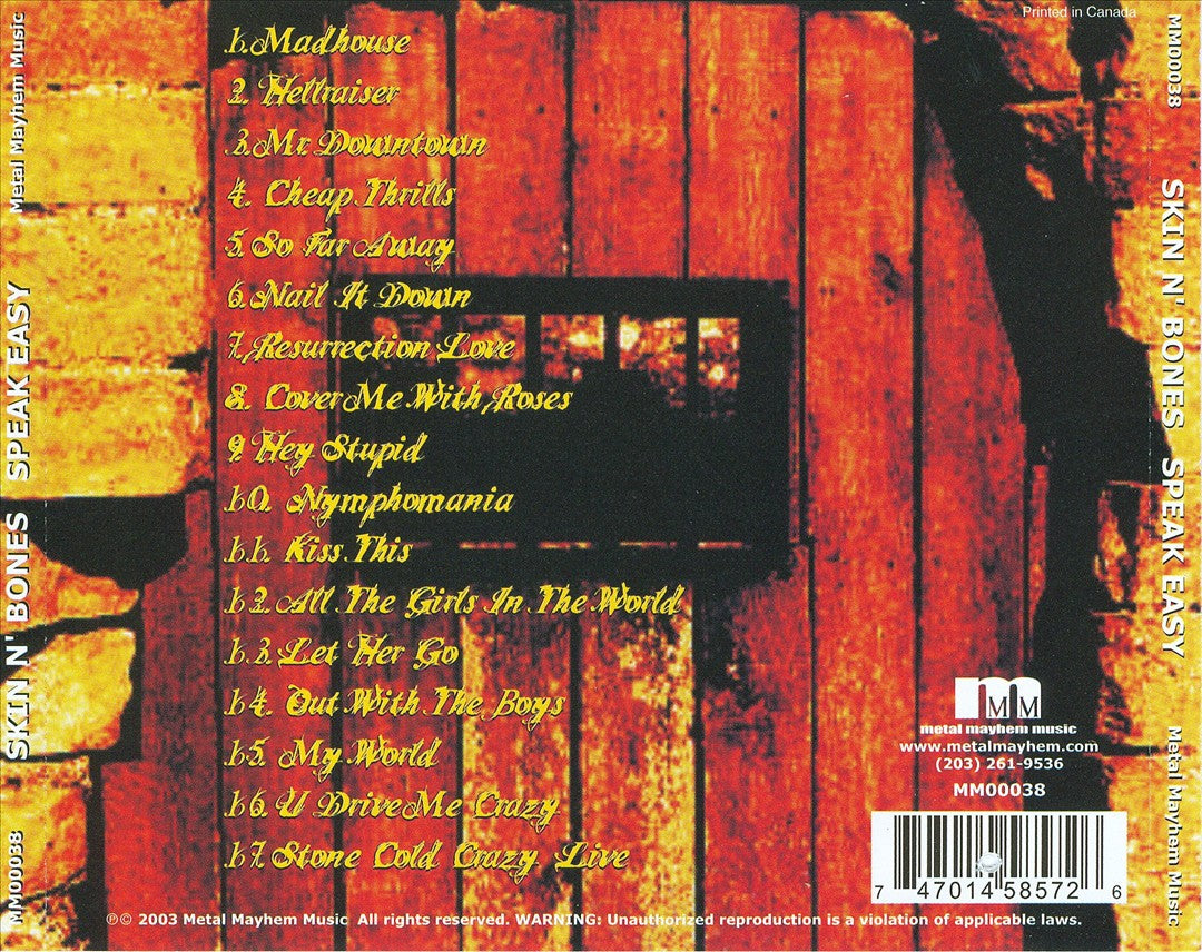 Speak Easy cover art