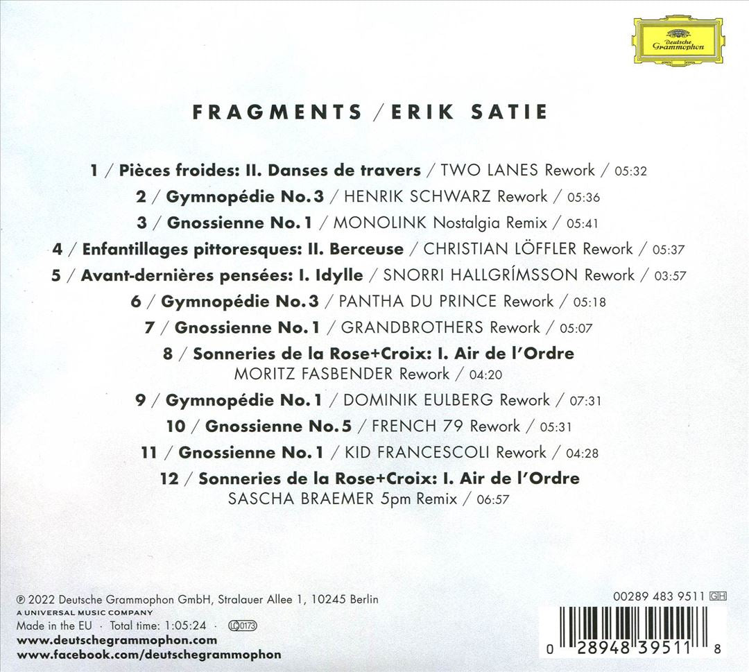 Erik Satie: Fragments cover art