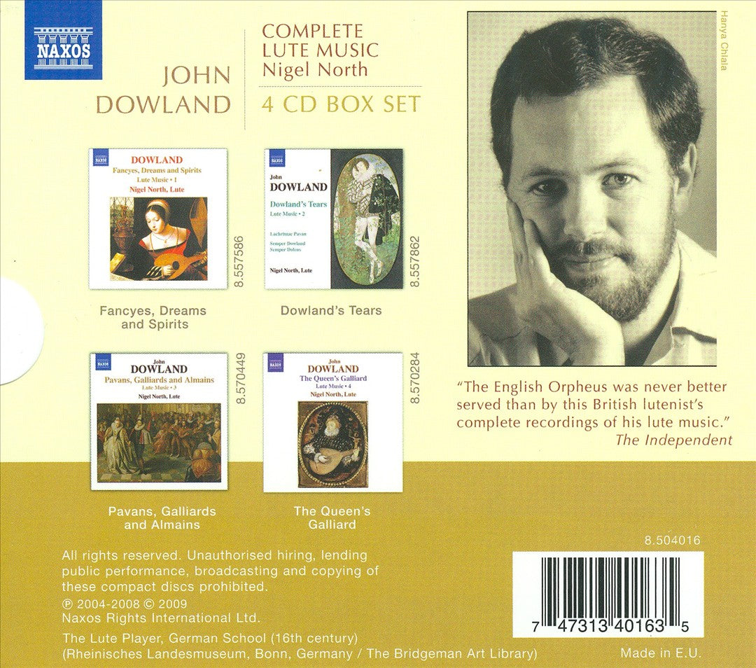 John Dowland: Complete Lute Music cover art