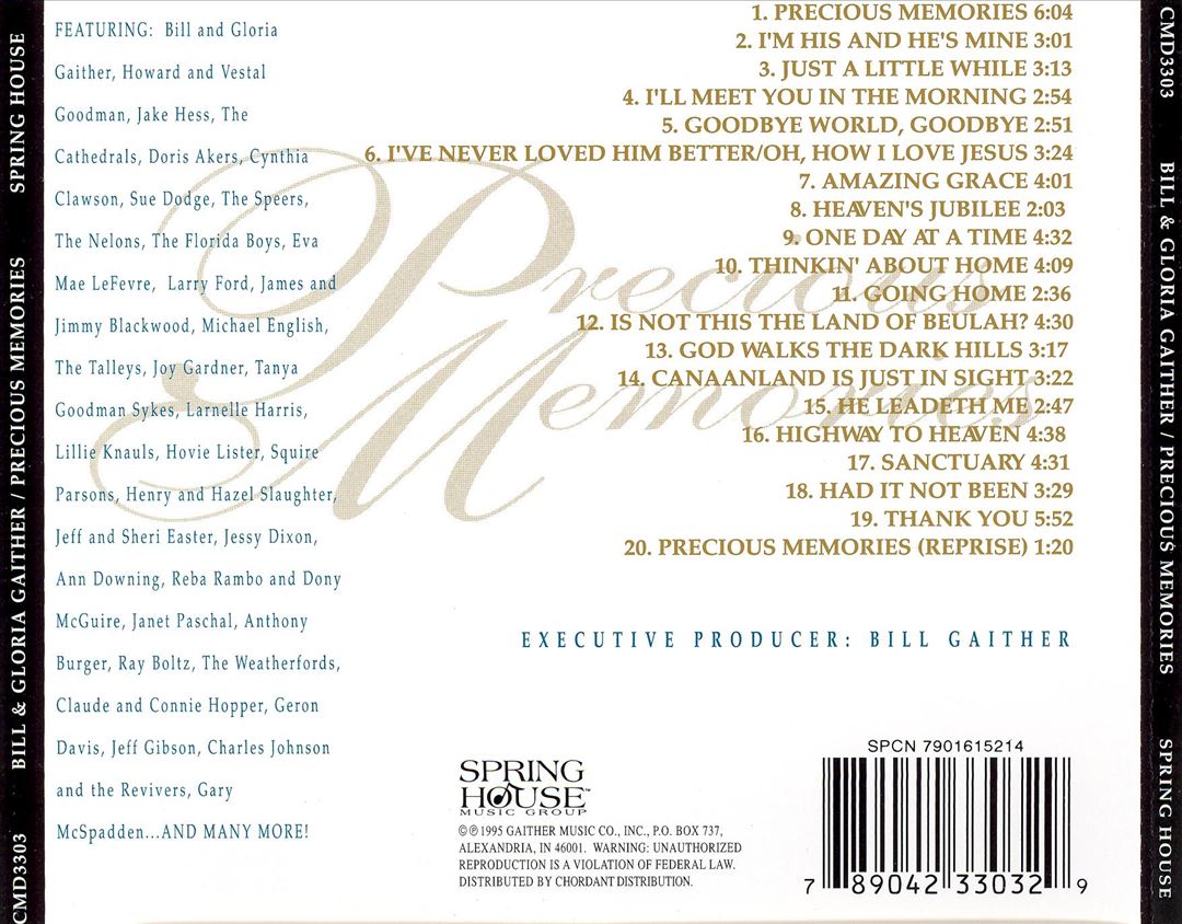 Precious Memories cover art