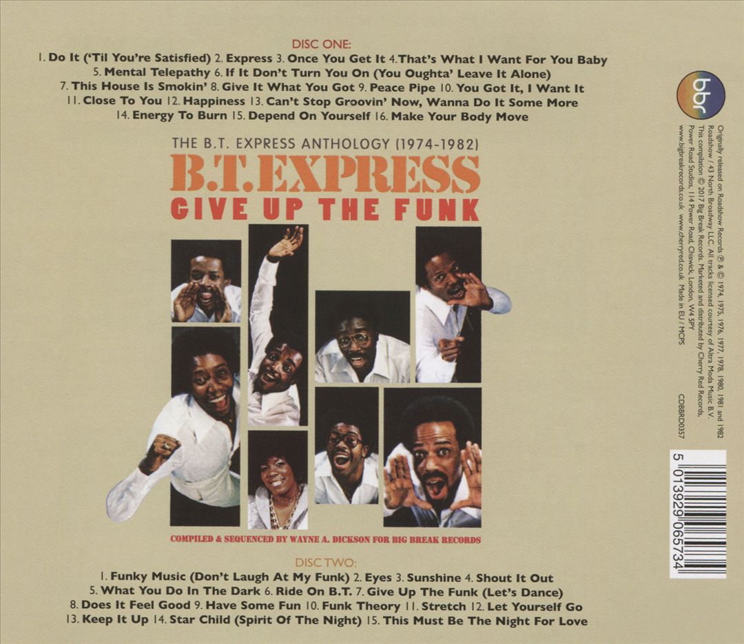 Give Up the Funk: The B.T. Express Anthology 1974-1982 cover art