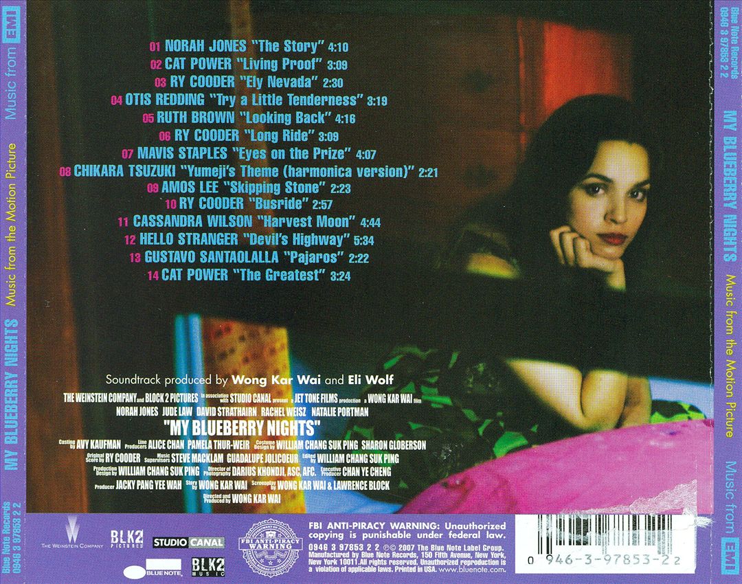 My Blueberry Nights cover art