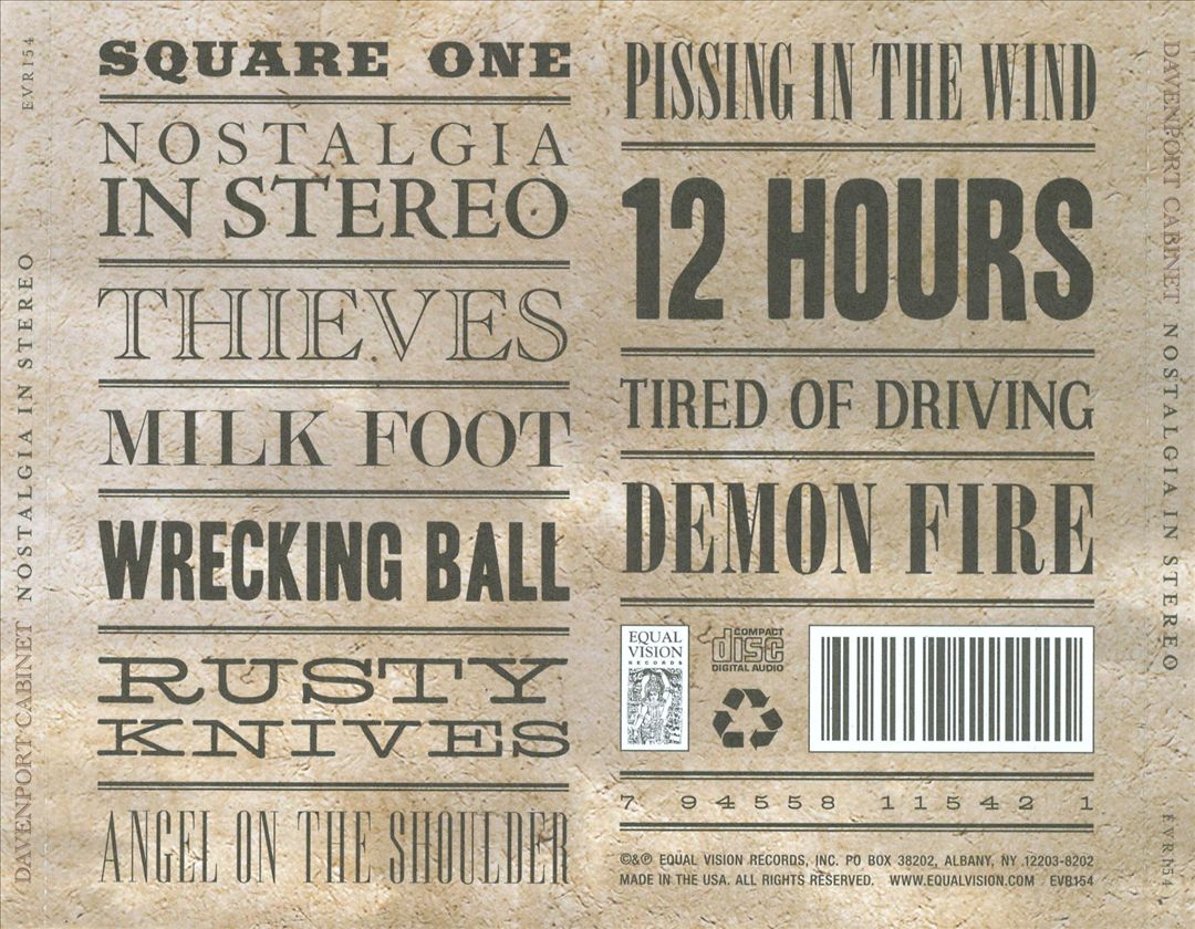 Nostalgia in Stereo cover art
