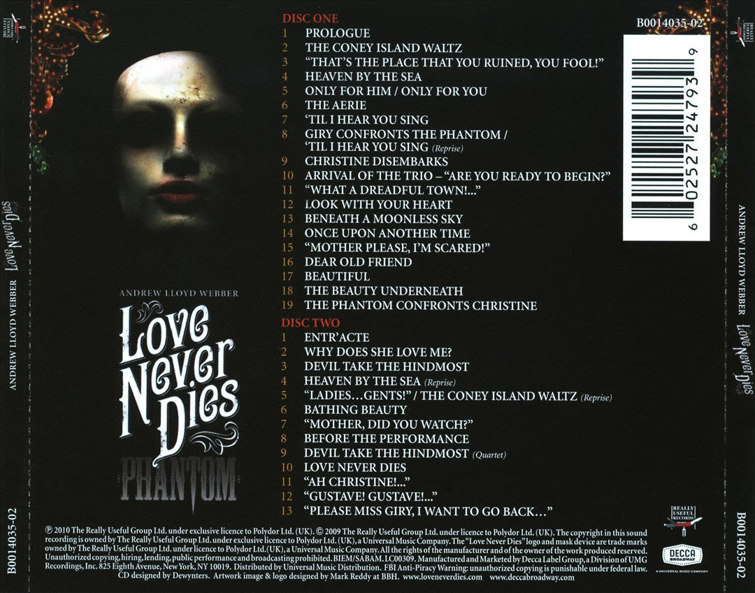 Love Never Dies cover art