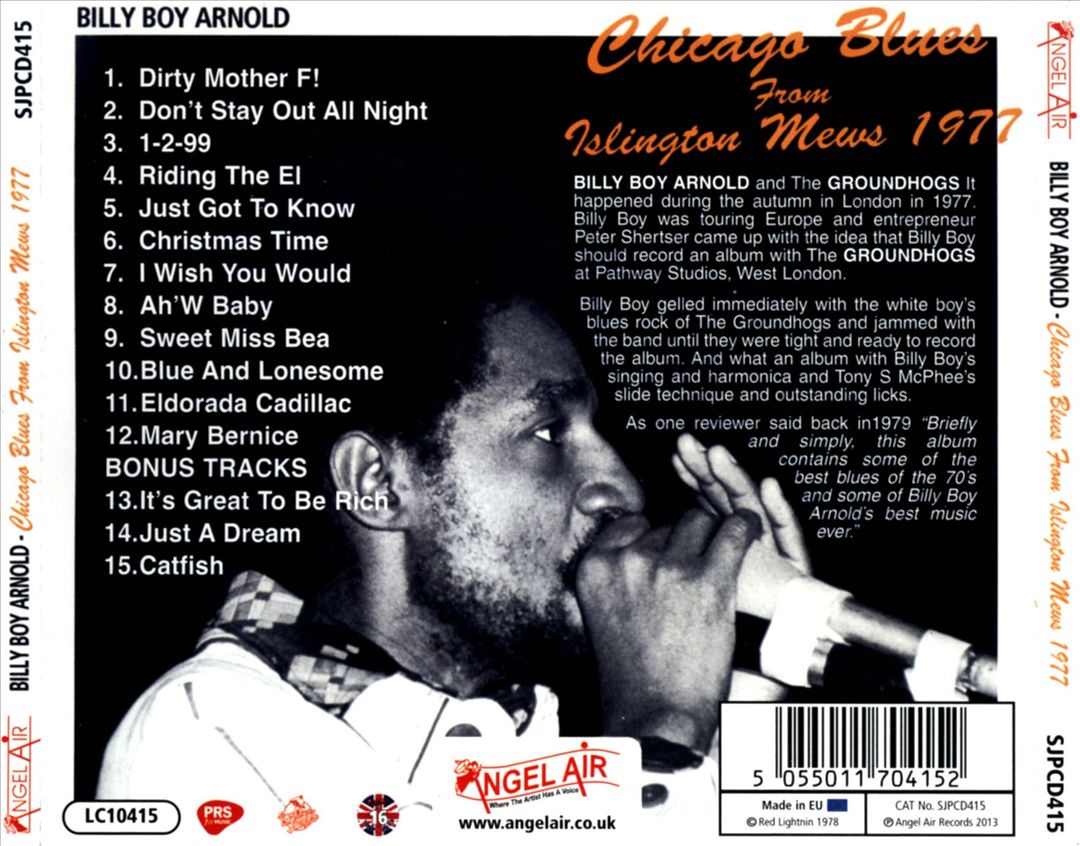 Chicago Blues From Islington Mews 1977 cover art