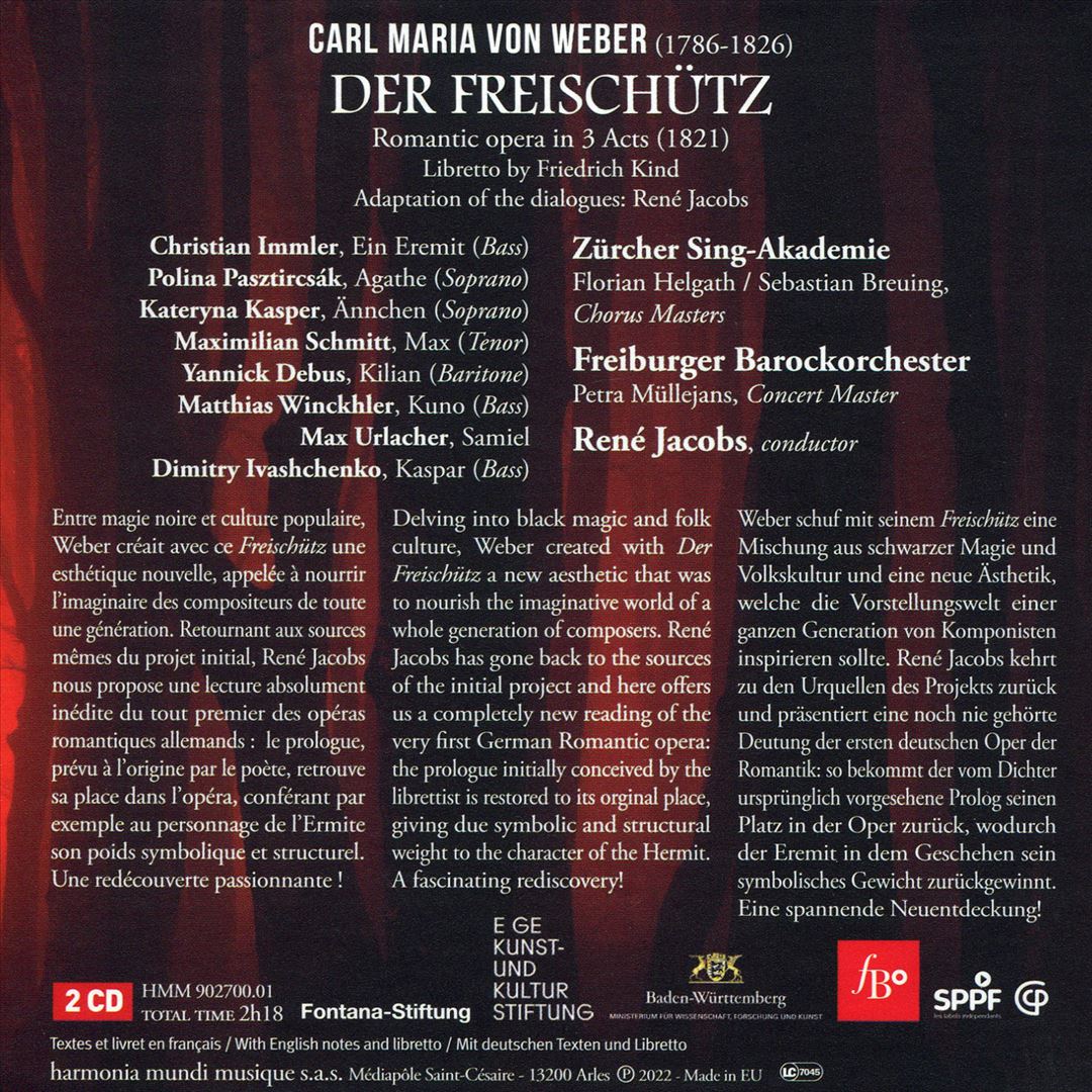 Weber: Der Freischütz cover art