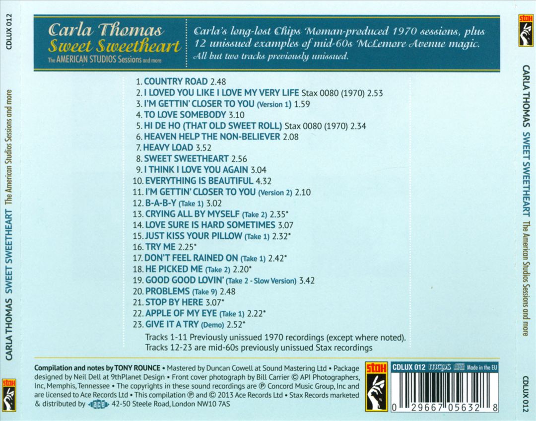Sweet Sweetheart: The American Studio Sessions and More cover art
