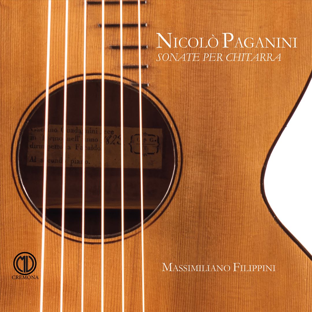 Nicolò Paganini: Sonate per chitarra cover art