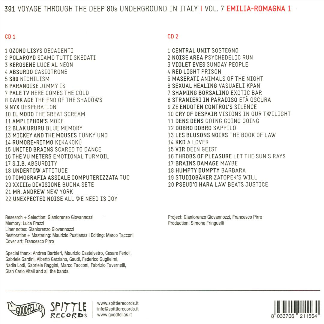 391 Vol. 7: Emilia Romagna - Voyage Through the Deep '80S Underground in Italy cover art
