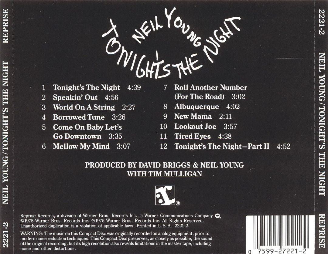 Tonight's the Night cover art