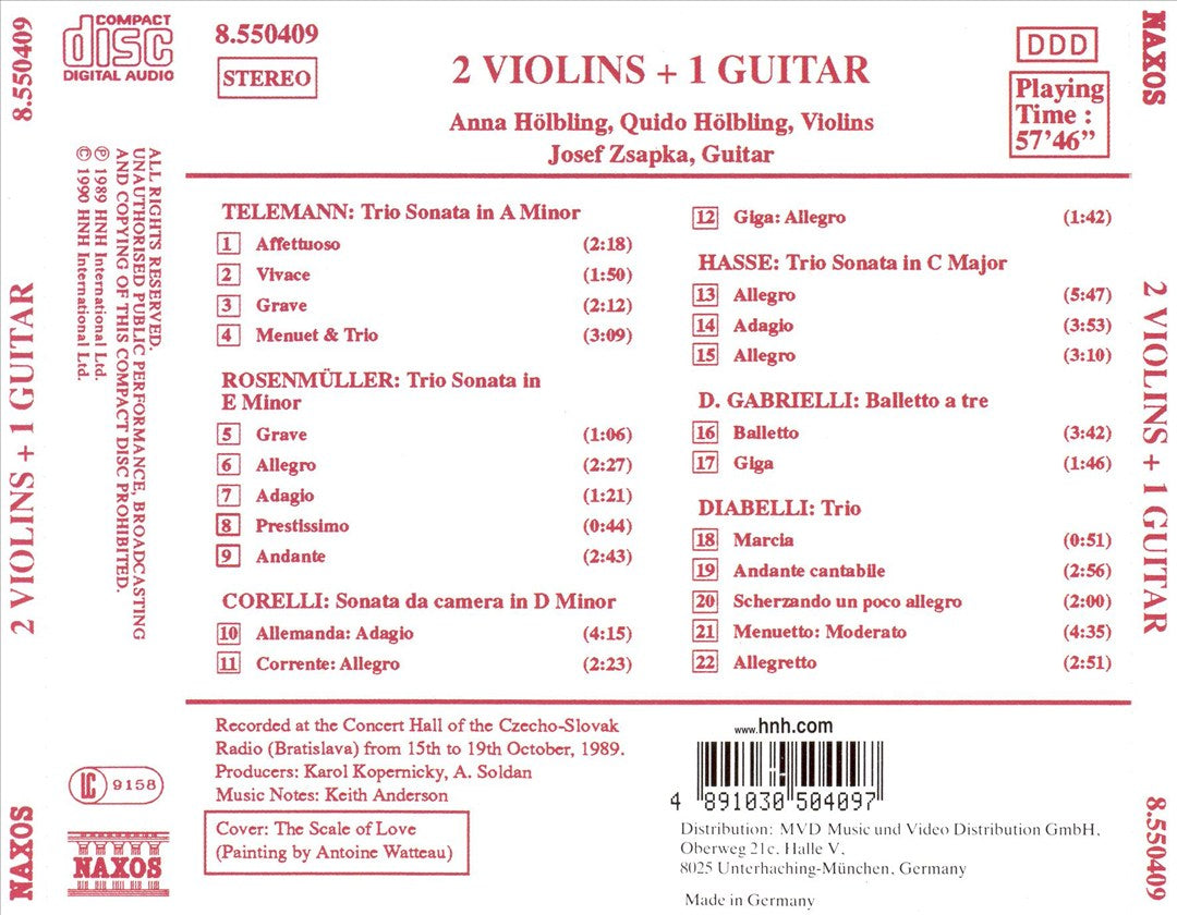 2 Violins + 1 Guitar cover art