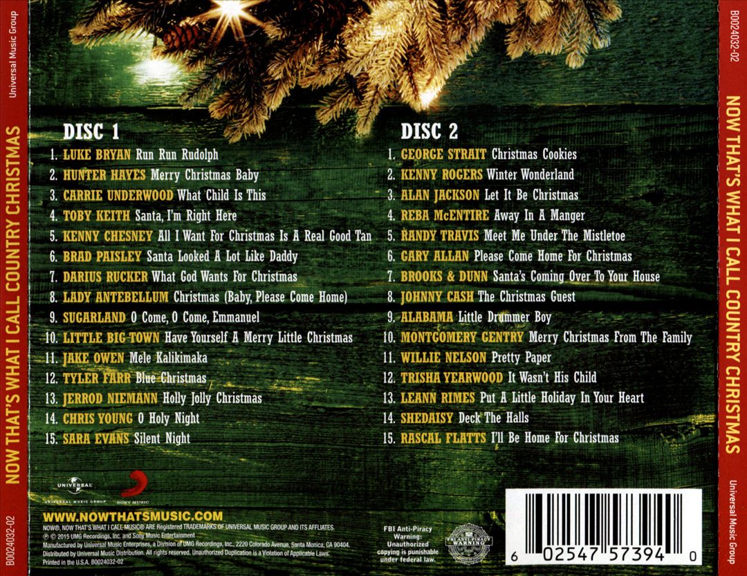 Now That's What I Call a Country Christmas cover art