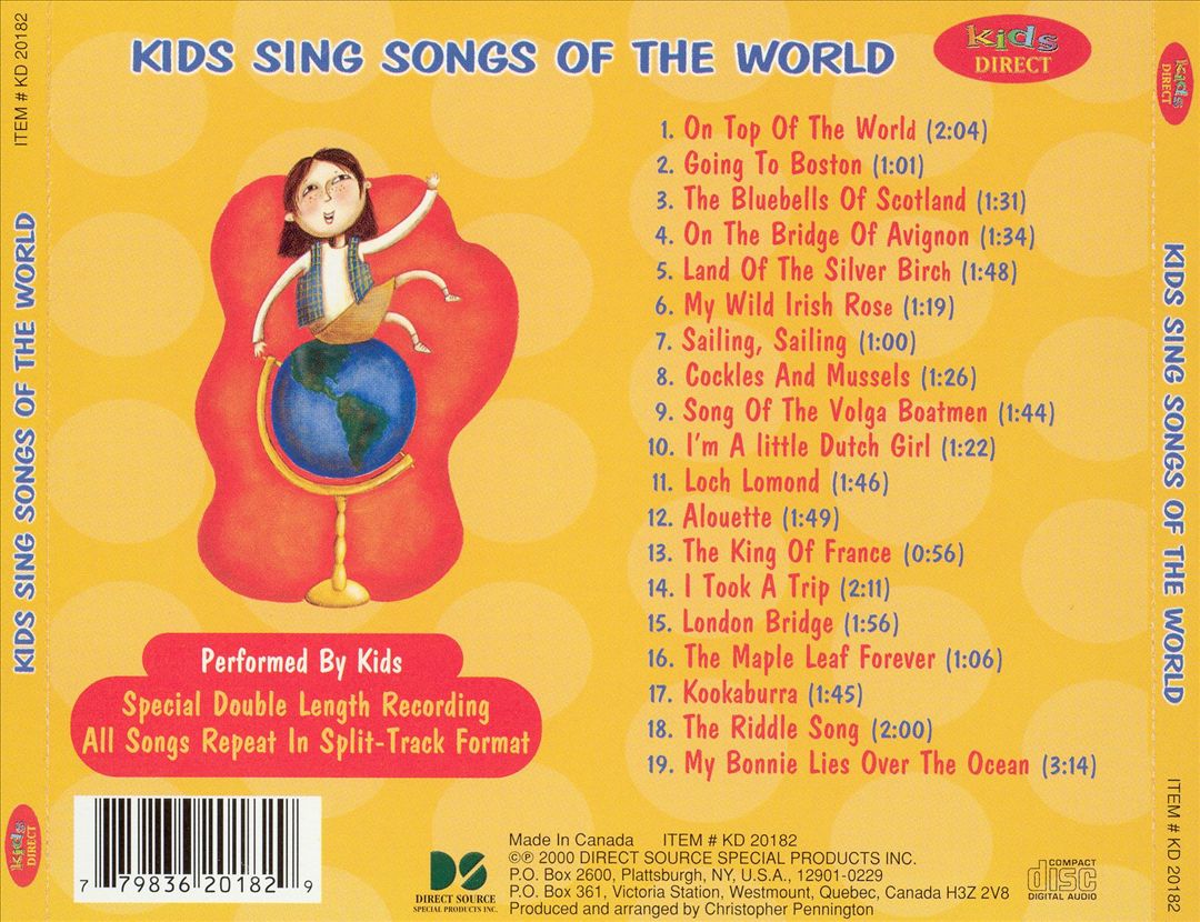Kids Sing Songs of the World cover art