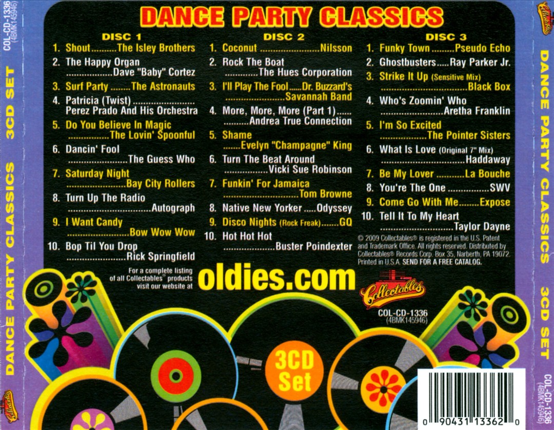 All Time Dance Party Classics cover art