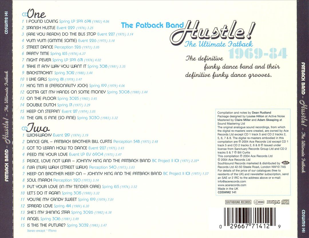 Hustle! The Ultimate Fatback 1969-84 cover art